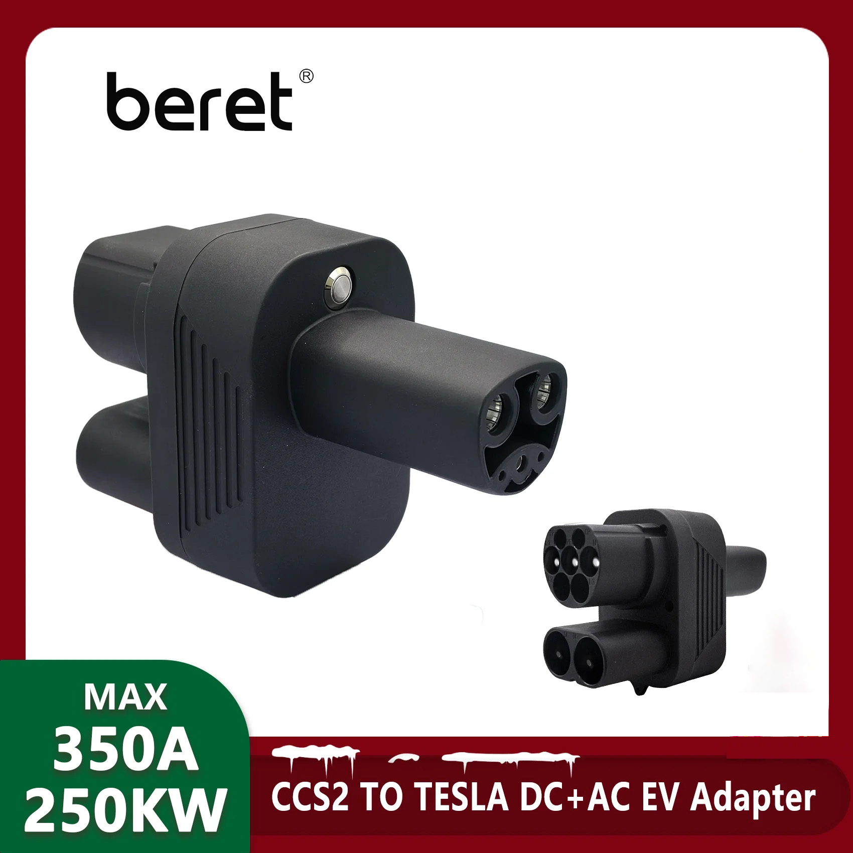 Ev Charger Adapter - Adapter BERET CCS2 do ładowarki Tesla