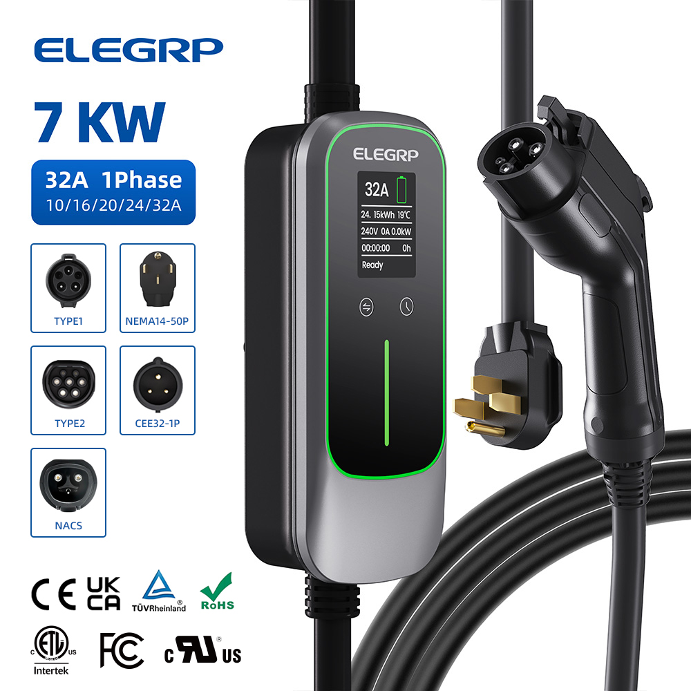 Portable Ev Charger - ELEGRP 32 Amp Przenośna ładowarka do