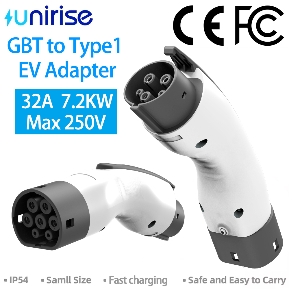 Ev Charger Adapter - Unirise Adapter GBT do Type1 EV