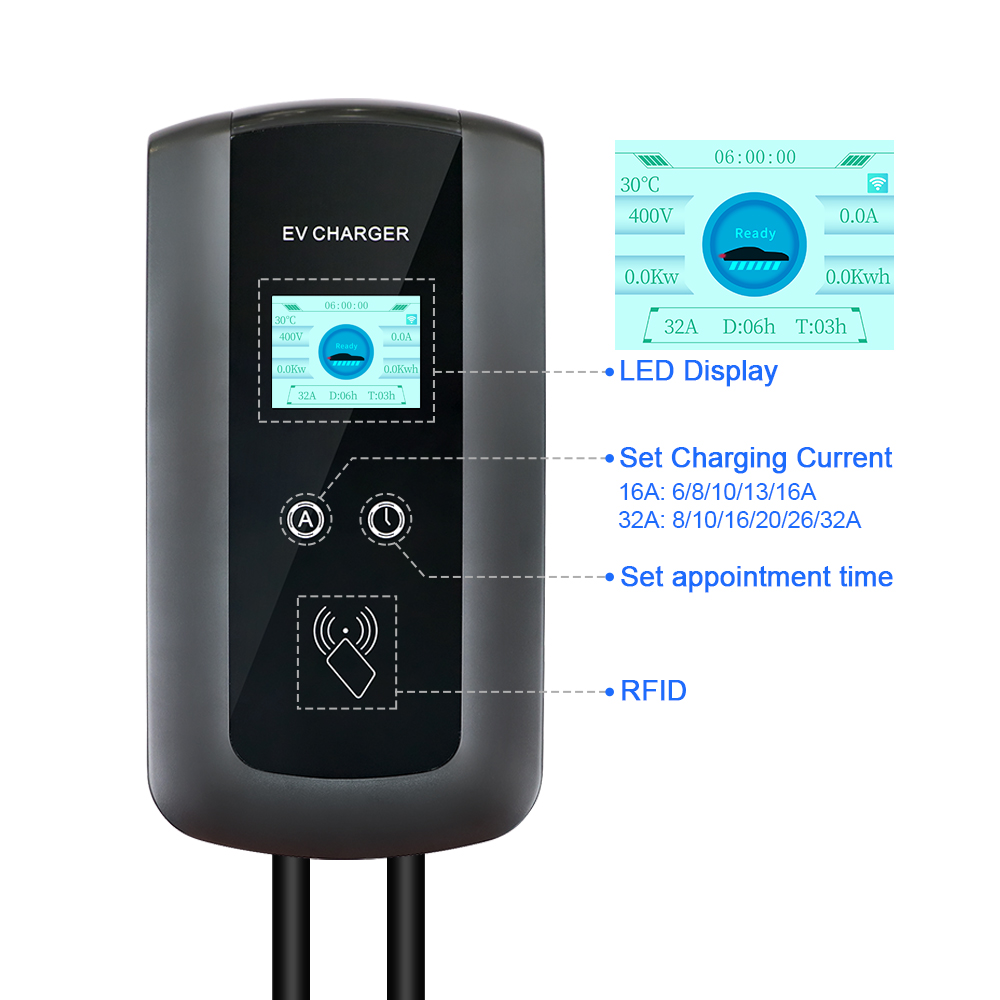 Kolanky 32A 7.2/22KW Stacja ła – Ev Charging Cable recenzja i cena